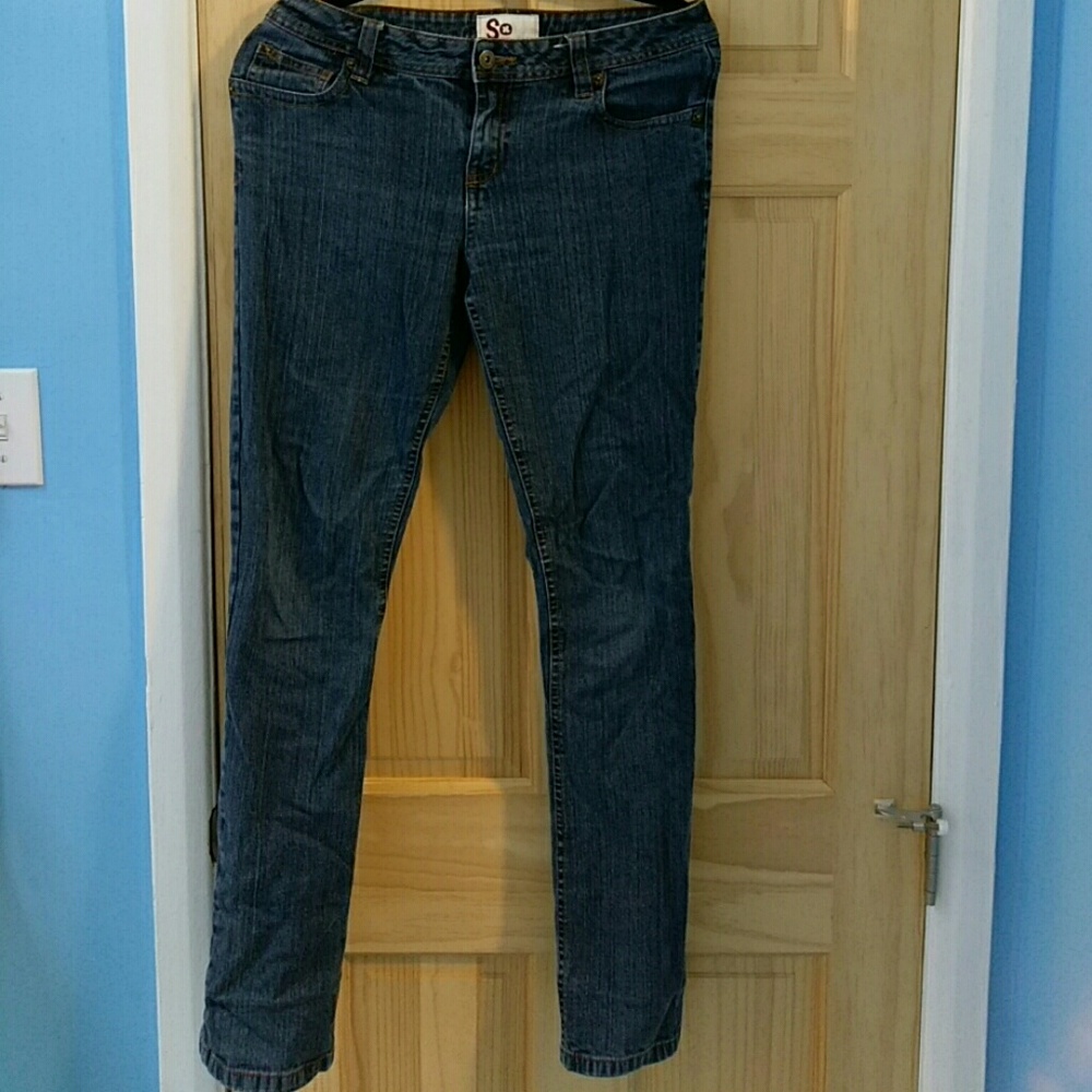 Denim jeans average length